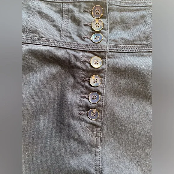 Ulla Johnson High-Rise Enamel Button Fly Pants - Picture 3 of 7